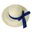 Willow Crossley Straw Garden Hat with Blue Ribbon
