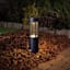 10-Lumen Solar Black Bollard Pathway Light
