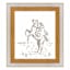 Cowgirl on Horse Framed Wall Art, 16x18