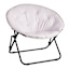 Folding Saucer Chair, Lavender