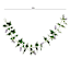 Lavender Tulips & Leaves Coiled Garland, 60"