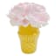 Pink Peony with Ice Cream Cone Vessel, 6"