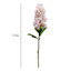 Pink Real Feel Fabric Cone Hydrangea Stem, 24"