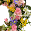 Colorful Wild Flower Wreath, 22"