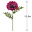 Willow Crossley Purple Soft Touch Poppy Floral Pick, 12.5"