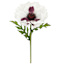 Willow Crossley White Soft Touch Poppy Floral Pick, 12.5"