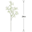 White Baby's Breath Floral Stem, 26"