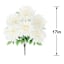 White Dahlia Floral Bush, 17"