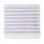 Essential Striped Purple Washcloth, 13"