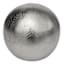 Found & Fable Half Etching Metal Orb with Flat Base, 4"