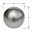 Found & Fable Half Etching Metal Orb with Flat Base, 4"