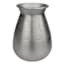 Found & Fable Half Etching  Extra Small Metal Vase, 4.7"