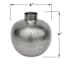 Found & Fable Half Etching Small Metal Vase, 4.2"