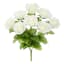 White Tonal Rose Floral Spray, 18"