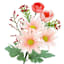 Pink Daisy & Buttercup Floral Spray, 19.5"