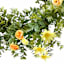 Yellow Wildflower Floral Wreath, 20"