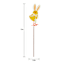 Homespun Easter Yellow Chick Yard Pick, 15"