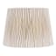 Beige Pleat Medium Table Drum Shade 12x14x10