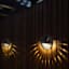 2-Lumen Solar Brown Circle Deck Light
