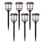 6-Pack 8-Lumen Solar  Oil Rubbed Bronze Caged Pathway Lights