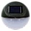 2-Lumen Solar Black Circle Deck Light