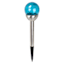 Solar Blue Crackle Small Globe Pathway Light