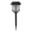 6-Pack 8-Lumen Solar  Black Caged Pathway Lights
