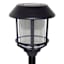 6-Pack 8-Lumen Solar  Black Caged Pathway Lights