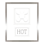 Framed Hot Faucet Print Under Glass Jeweled Wall Art, 13x11