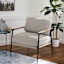 Ty Pennington Cruz Metal Accent Chair, Grey