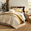 Honeybloom 3-Piece Ivory Faux Fur Comforter Set, King
