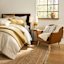 Honeybloom Ivory Channel Faux Fur Throw Blanket, 60x80