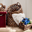 Providence Melia Dark Brown Round Flower Storage Basket, Large