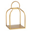 Honeybloom Gold Metal Lantern, 6x10