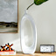 Crosby St. Riley White Ceramic Vase, 30"