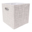 Tan Square Foldable Modular Storage Cube