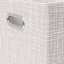 Tan Square Foldable Modular Storage Cube