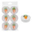 Homespun Easter 6-Pack Carrot Tealight Candle
