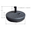 Black Round Patio Umbrella Base, 60lb