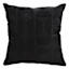 Crosby St. Black Geo Quilted Velvet Throw Pillow, 18"