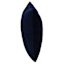 Crosby St. Navy Blue Geo Quilted Velvet Throw Pillow, 18"
