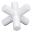 White Ceramic Jack Decor, 7"