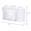 White Ceramic Camera, 4"