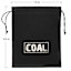 Black Velvet Coal Gift Bag, 7.5x9.5
