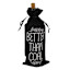 Better Than Coal Black Wine Bottle Gift Bag