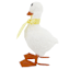 Homespun Easter White Sisal Duck, 8"
