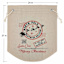Jumbo North Pole Fabric Gift Bag, 24x27