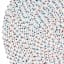 Providence Patriotic Round Red, White & Blue Boucle Placemat, 15"