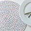 Providence Patriotic Round Red, White & Blue Boucle Placemat, 15"