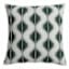 Found & Fable Green Ikat Embellished Throw Pillow, 18"